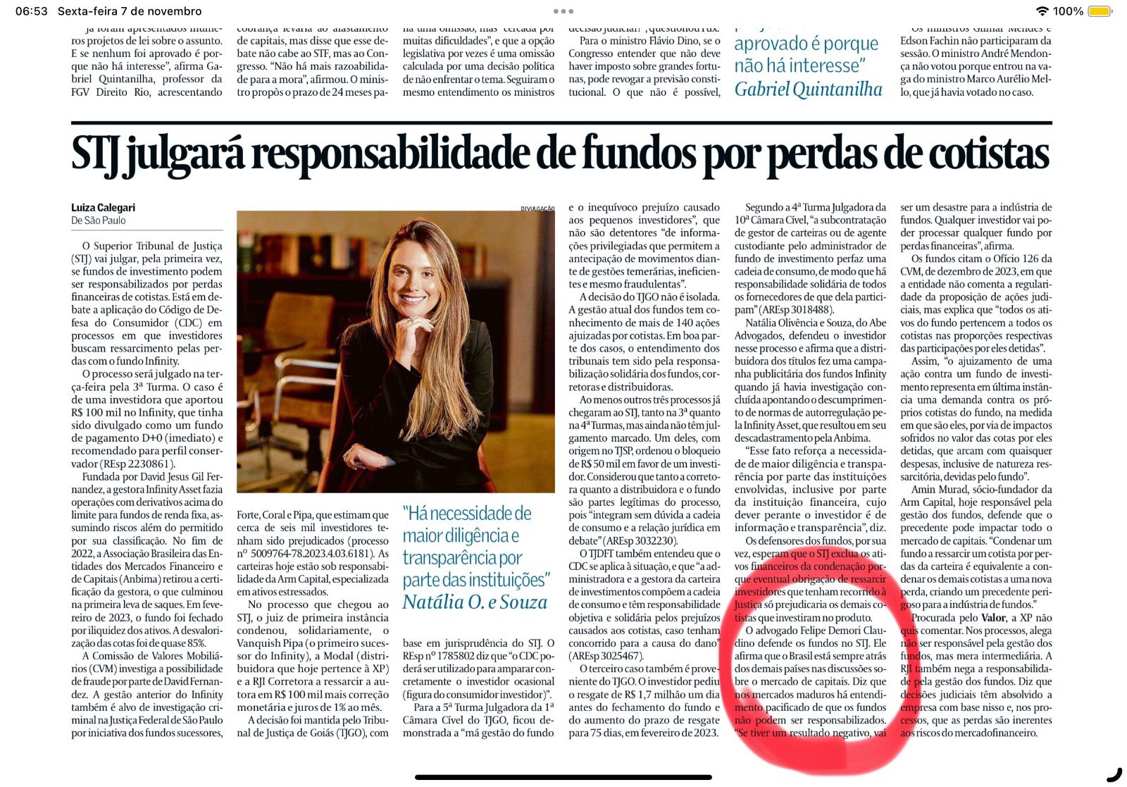 Demori Claudino Advogados no STJ: Sócio Comenta Julgamento do Caso Infinity