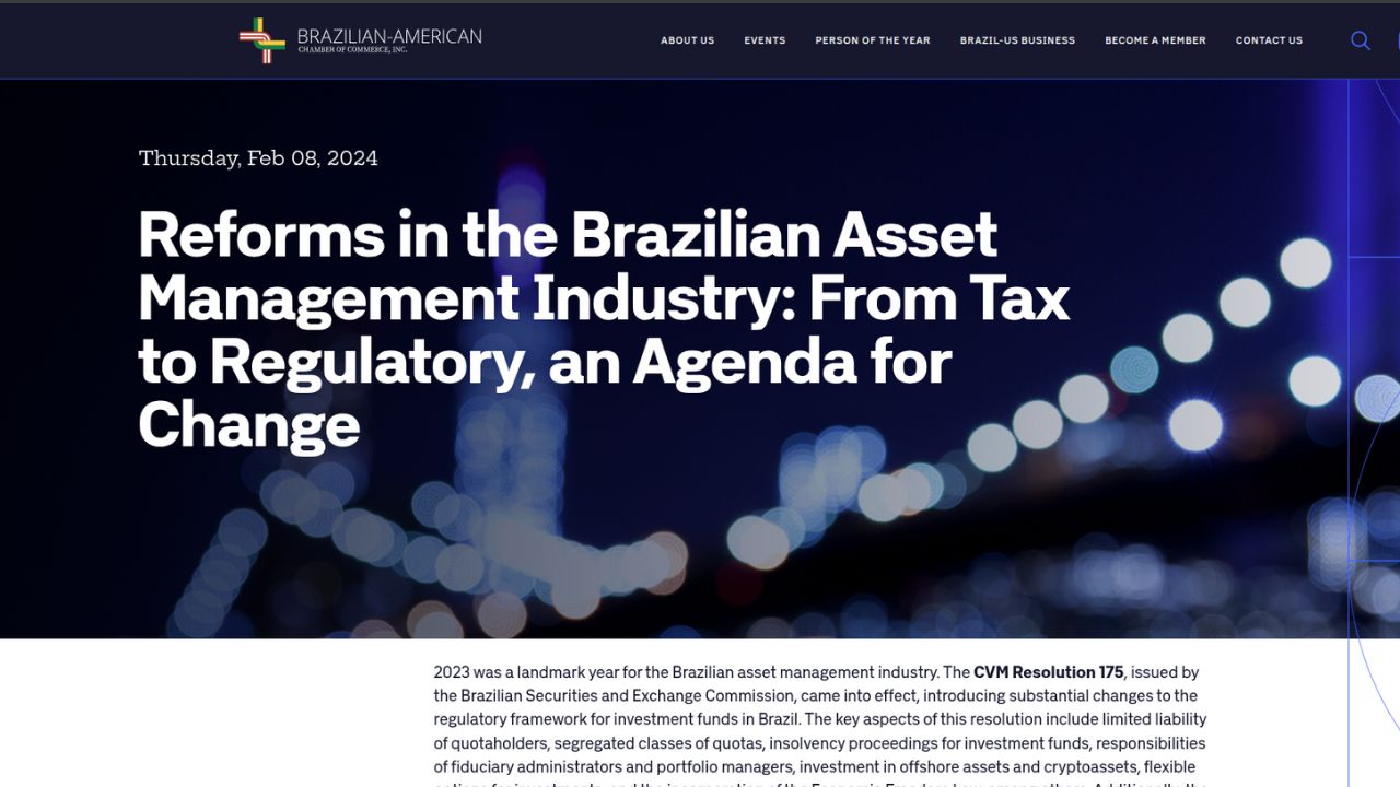 Felipe Demori Claudino faz palestra em Nova Iorque sobre nova regulamentação de fundos de investimento no Brasil