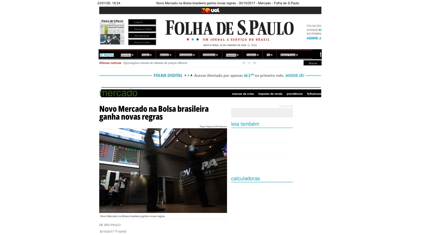 O Dilema das Regras: A Crítica de Felipe Demori Claudino à Reforma do Novo Mercado