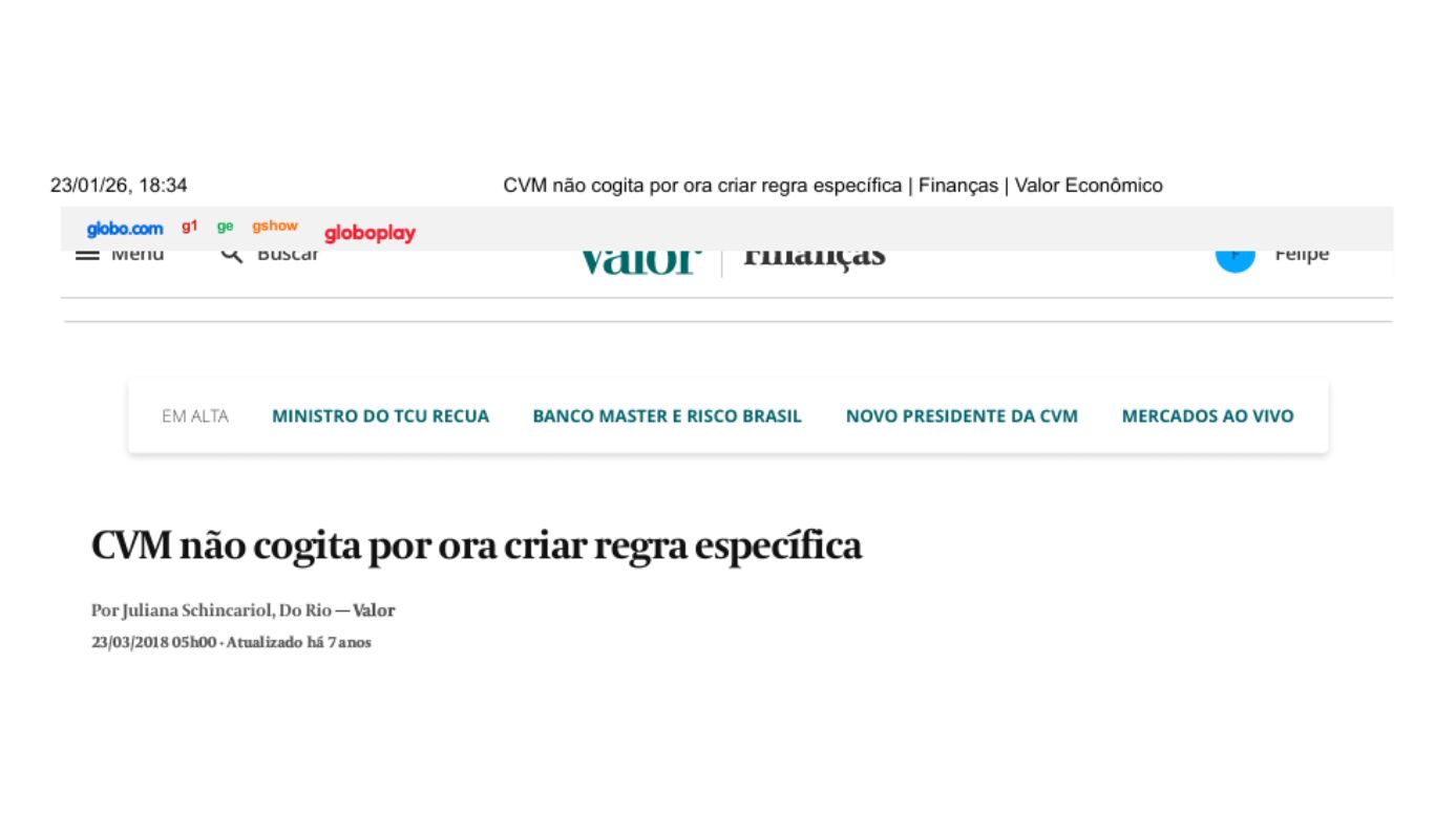 Felipe Demori Claudino e a Complexidade em Punir a Manipulação de Mercado